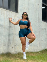 Cargar imagen en el visor de la galería, Short Brisa Azul petróleo