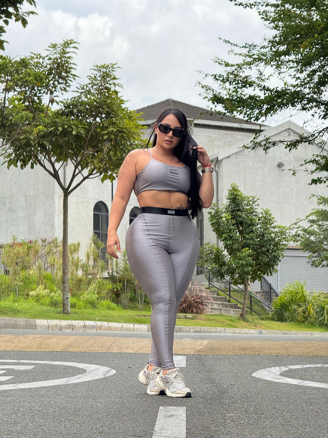 Leggings Sendero Plateado