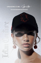 Cargar imagen en el visor de la galería, Gorra LETAU NEGRO ROJO
