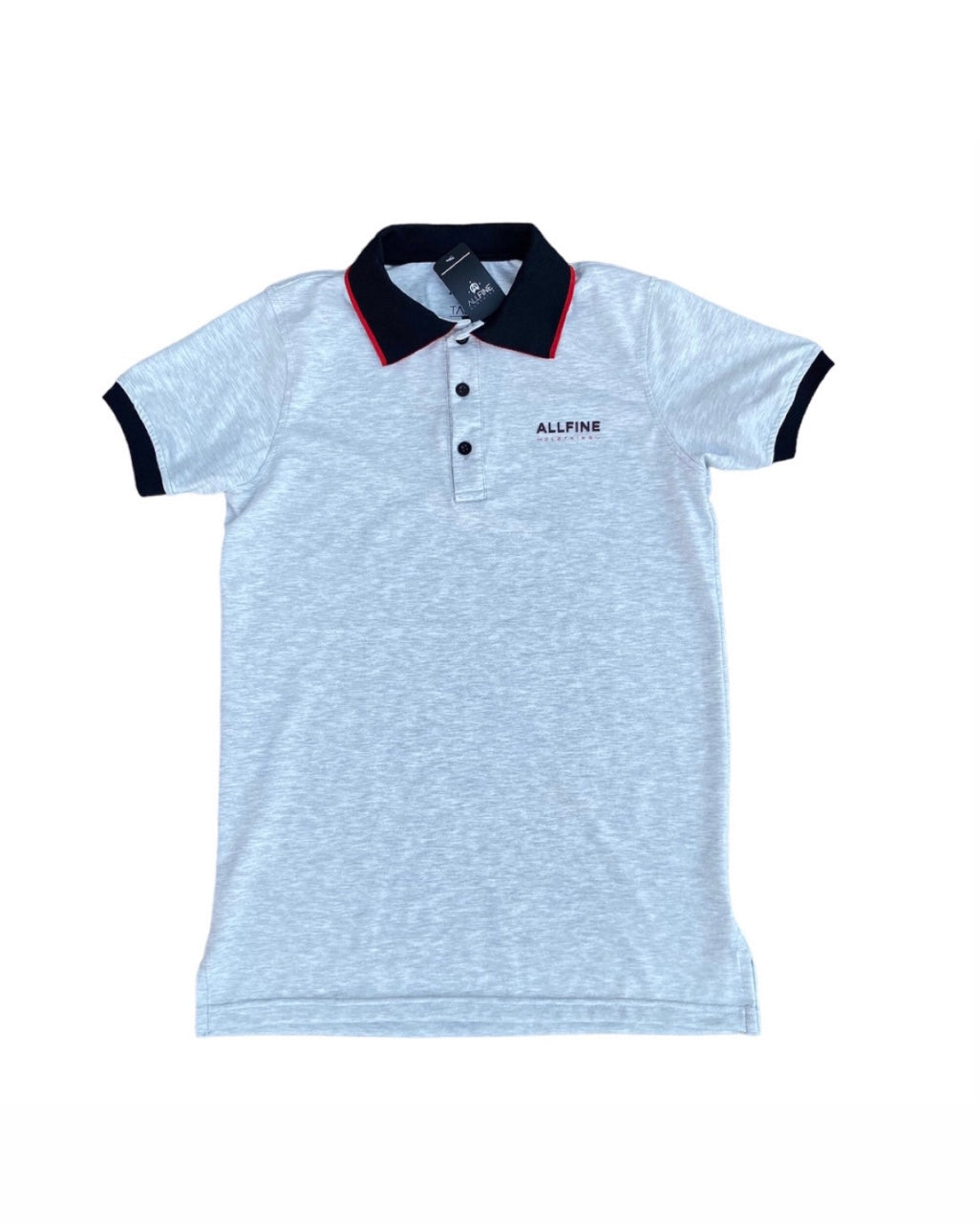 Polo ALLFINE - Beige Rojo